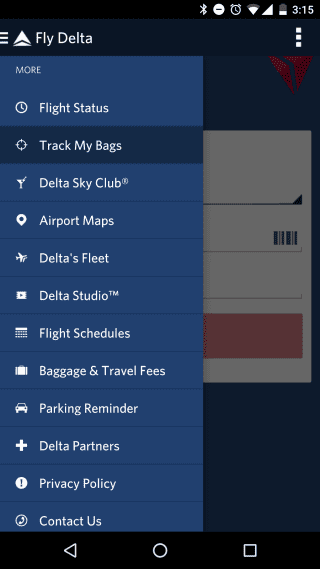 Fly Delta app