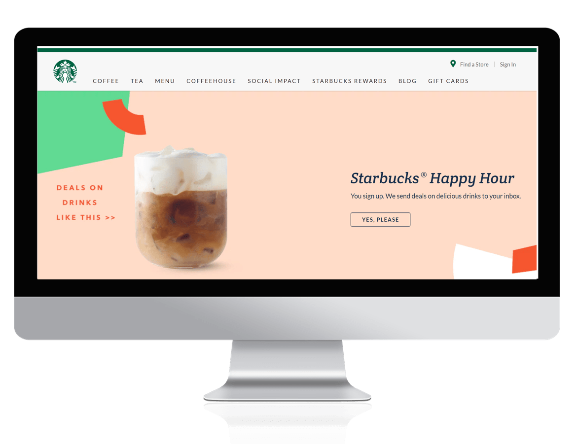Starbucks Website Starbucks Website